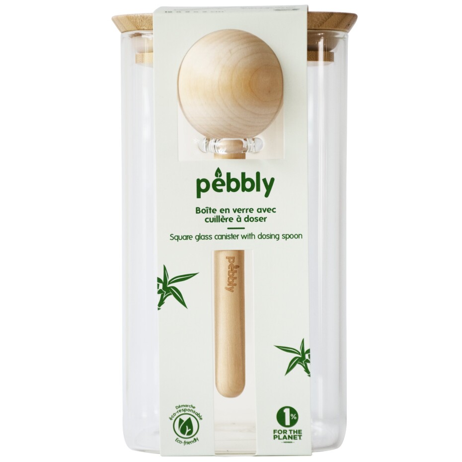 Dóza na kávu PKV-050 1,4 l, sklo / bambus, Pebbly - main (3)
