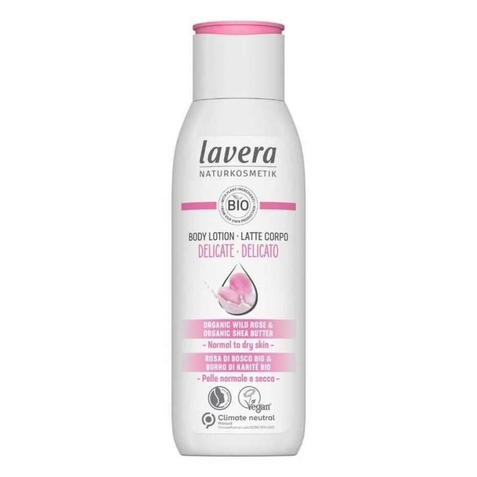 Lavera Lehké tělové mléko s bio divokou růží 200 ml - main (0)