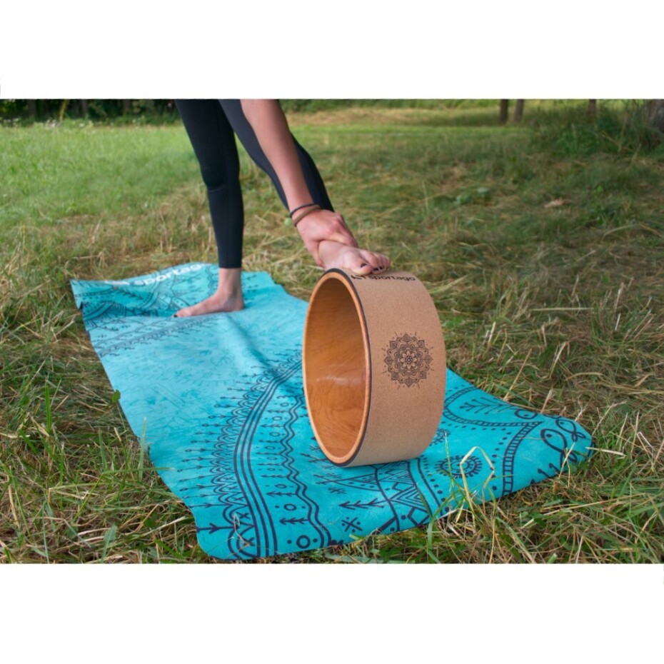 Sportago Yoga Cork Wheel - main (2)