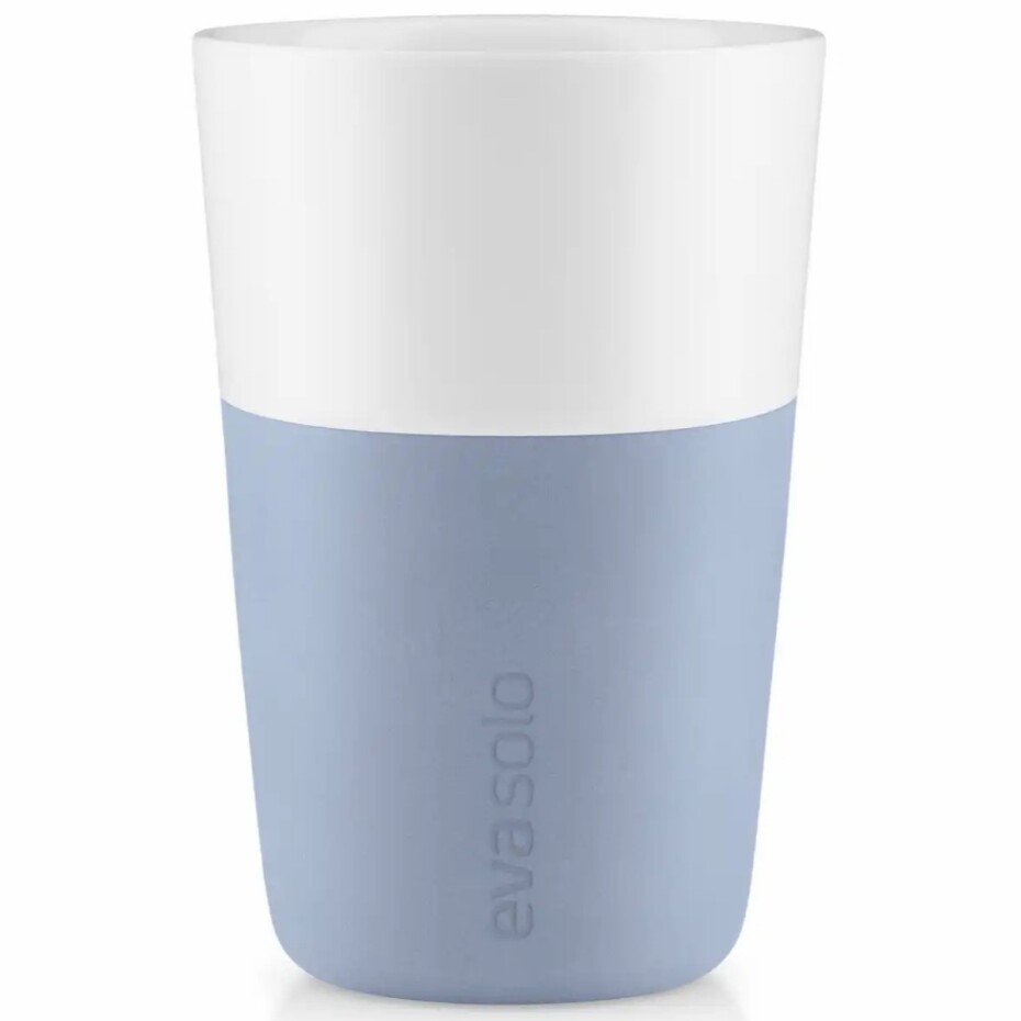 Hrnek na café latte 360 ml, sada 2 ks, oblačně modrá, Eva Solo - main (2)