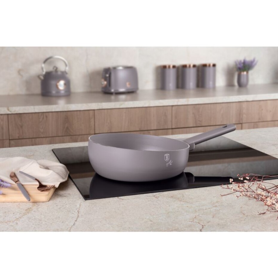 BERLINGERHAUS Pánev prohazovací s titanovým povrchem 26 cm Taupe Collection BH-8089 - main (6)