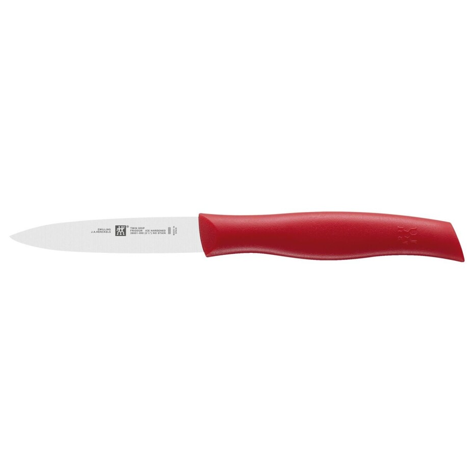 Univerzální nůž TWIN GRIP, sada 3 ks, se škrabkou a nůžkami, červená, ZWILLING - main (1)