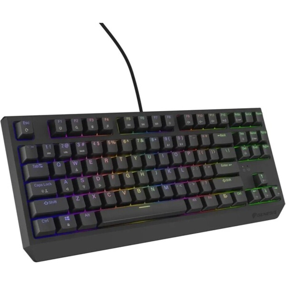 Genesis THOR 230 TKL RGB mechanická klávesnice černá Outemu Brown - main (2)