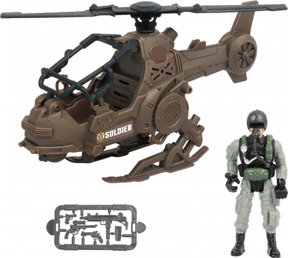 Vojenský vrtulník s pilotem 23 cm - main (0)
