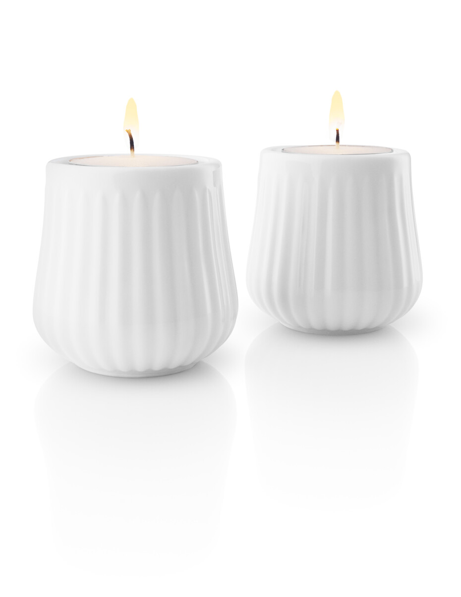 EVA SOLO Svícen pro čajové svíčky, bílý porcelán Legio, 2 kusy, Eva Trio - main (4)
