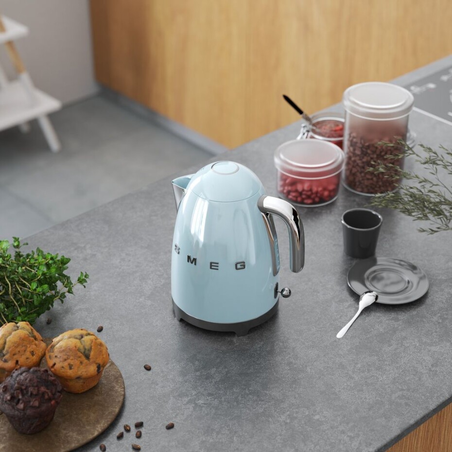 Rychlovarná konvice KLF03PBEU 1,7 l, pastelově modrá, SMEG - main (3)