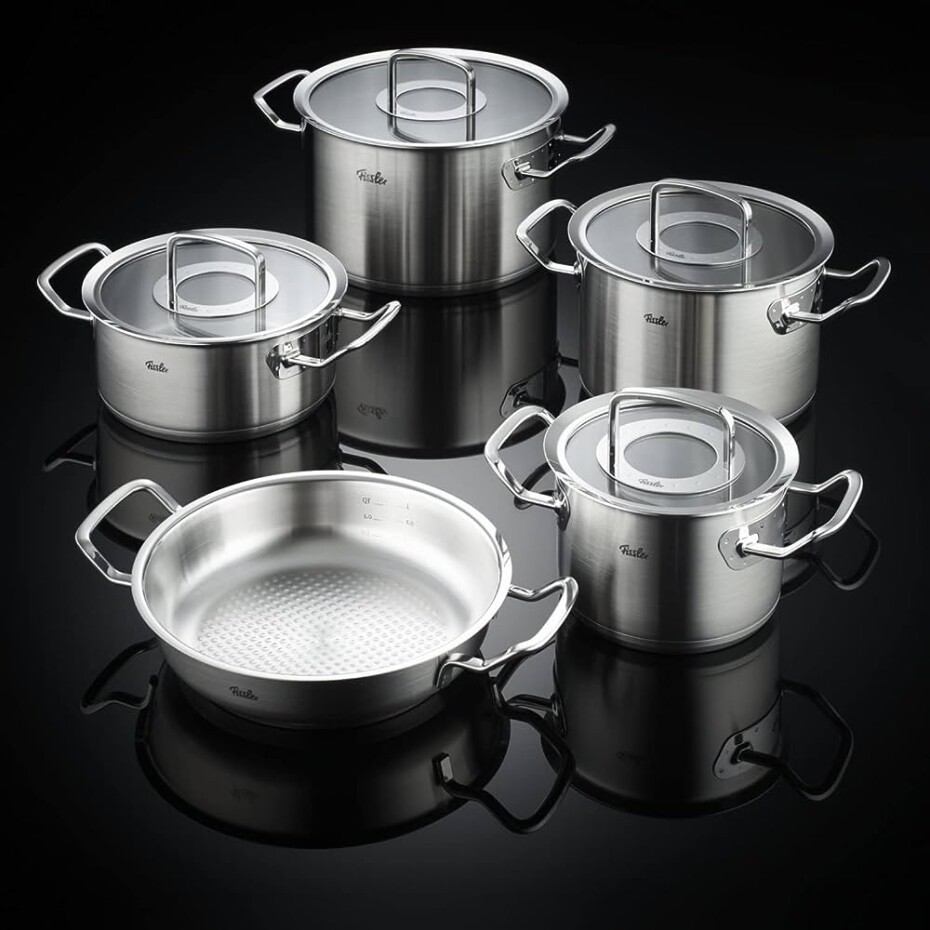Hrnec ORIGINAL PROFI 16 cm, stříbrná, nerezová ocel, Fissler - main (1)
