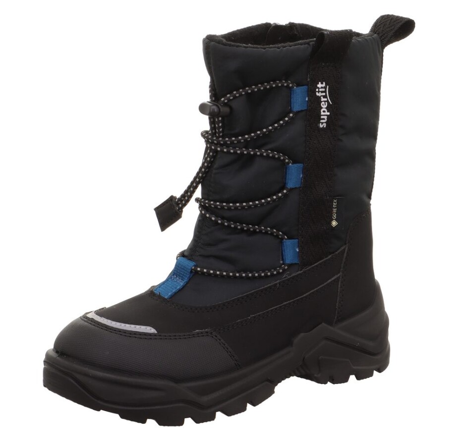 Chlapecké zimní boty barefit SNOW MAX Black/Blue Gore-Tex, Superfit , 1-002025-0000, černá - 28 - main (0)