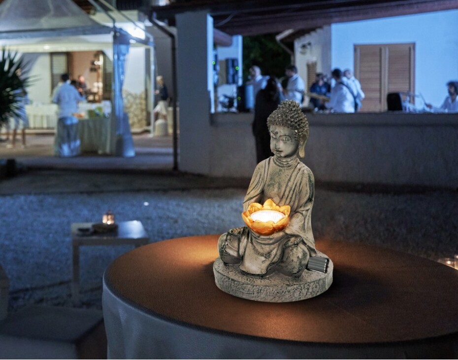 GRUNDIG Solární světlo BUDDHA 17x16x27cm ED-219180 - main (1)
