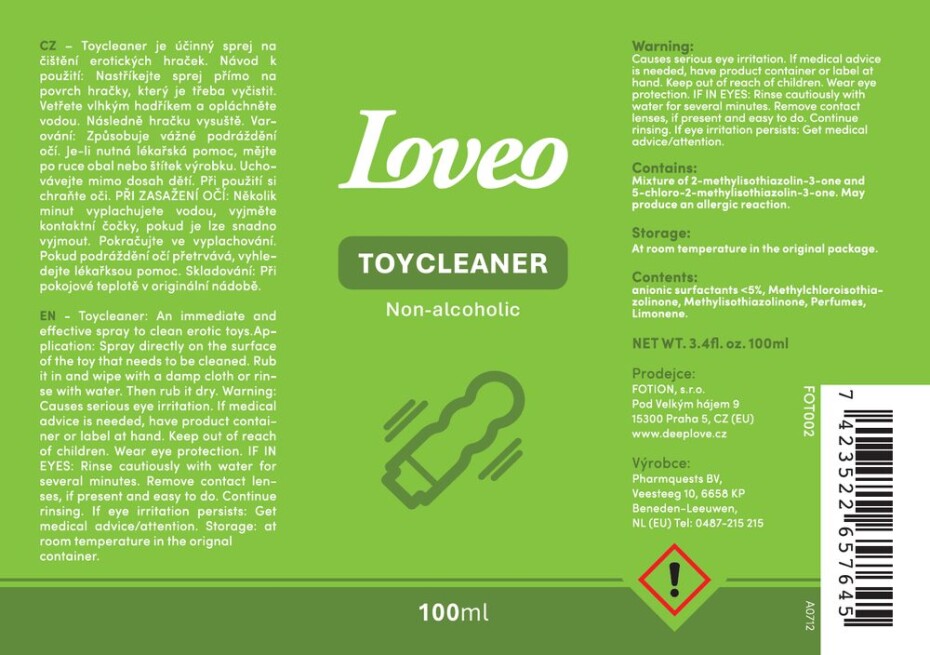 LOVEO Toy Cleaner - 100 ml - main (1)