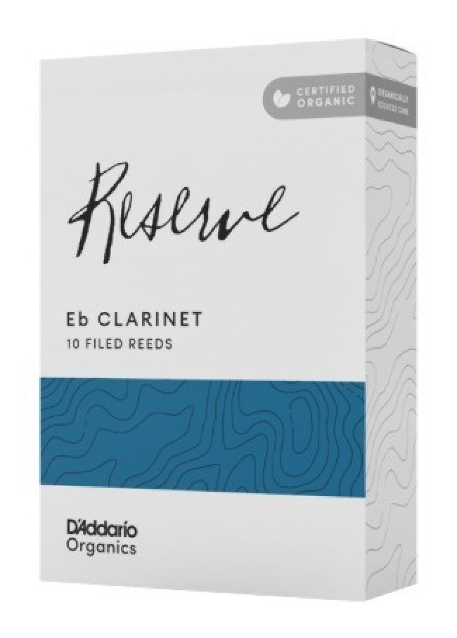 D'Addario ODBR10355 Organic Reserve Eb Clarinet Reeds 3.5+ - 10 Pack - main (0)