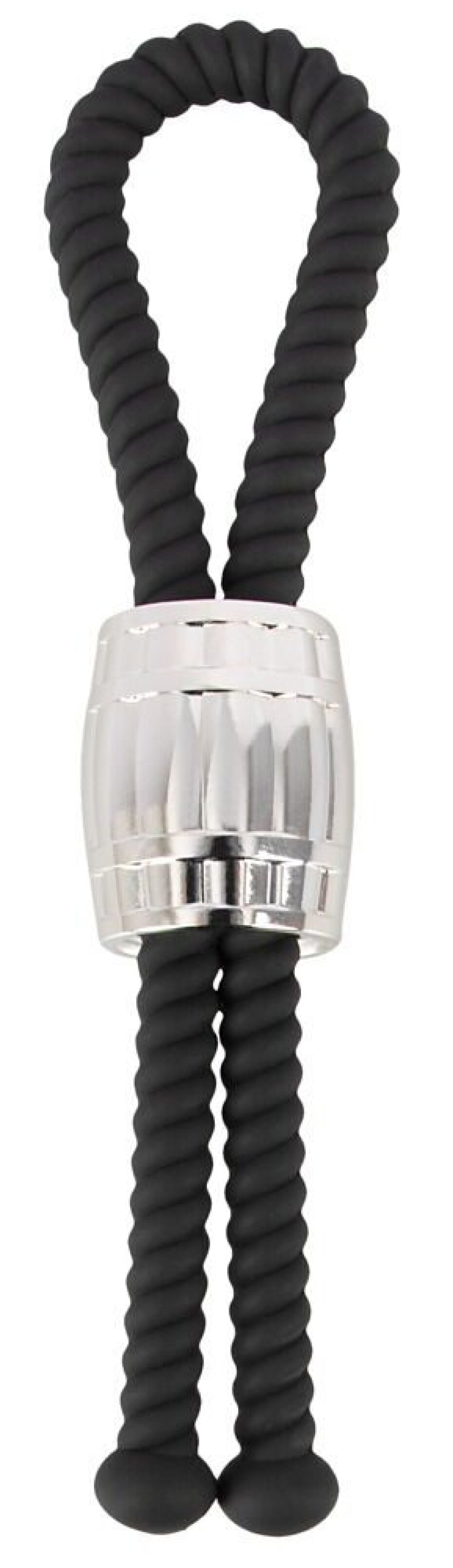 Rebel Heavy Rope Cock Strap Black - main (6)