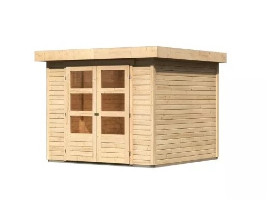 Dřevěný domek KARIBU ASKOLA 3,5 (77715) natur LG3183 - main (0)