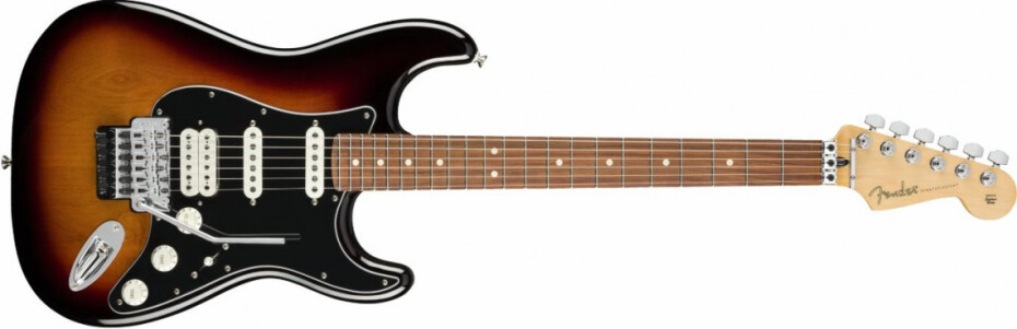 Fender Player Stratocaster FR HSS 3-Color Sunburst Pau Ferro - main (0)