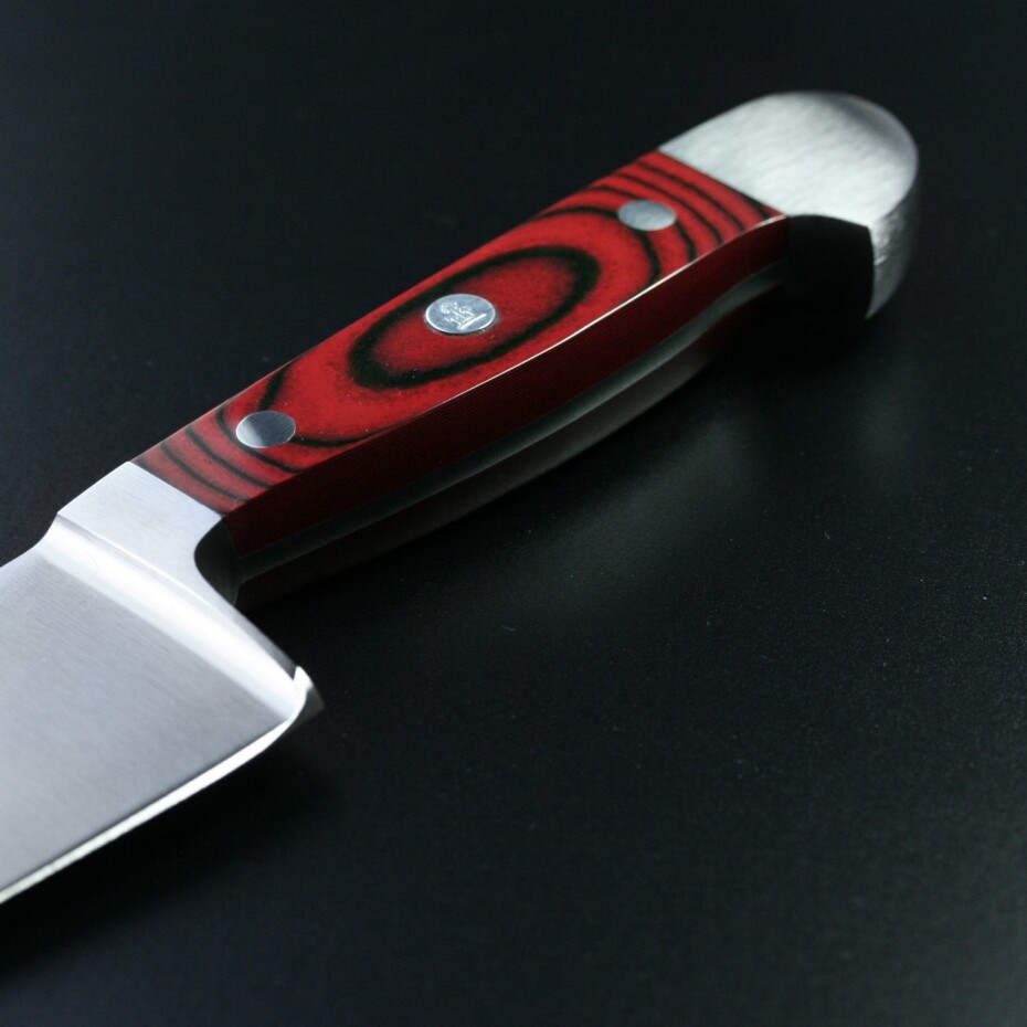 Nůž na šunku ALPHA MIKARTA 21 cm, červená, Güde Solingen - main (1)