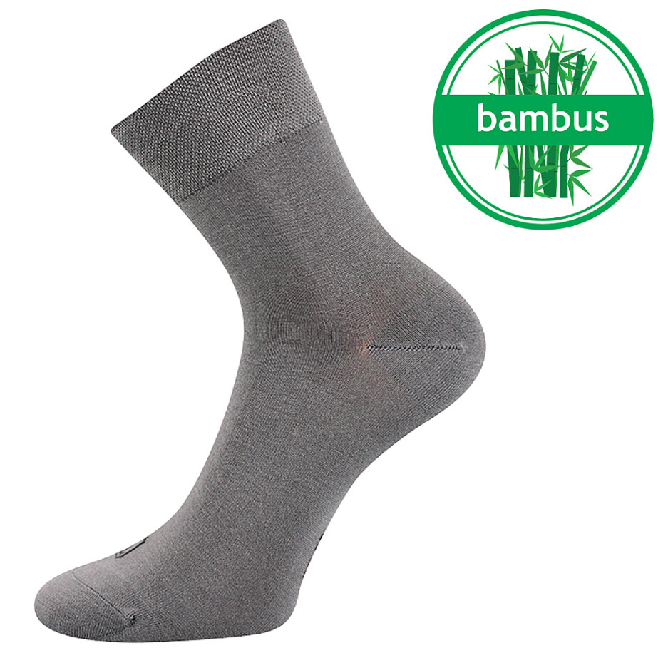 Bambusové ponožky Lonka - Demi, světle šedá Barva: Šedá, Velikost: 39-42 - main (1)