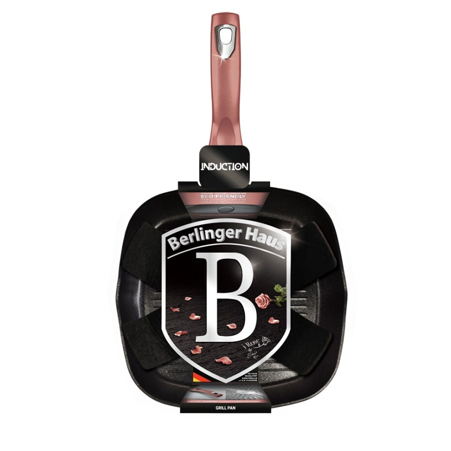 BERLINGERHAUS Pánev grilovací s titanovým povrchem 28 cm I-Rose Edition  BH-6027 - main (8)