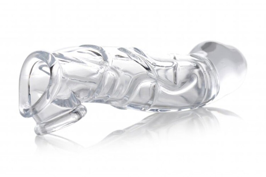 Size Matters Clear Extender Curved Penis Sleeve - main (1)