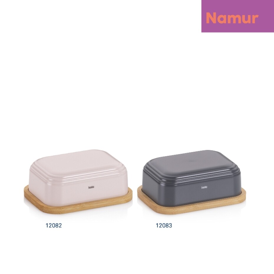 KELA Dóza na máslo Namur antracit 15,5x11,5x6cm KL-12083 - main (5)