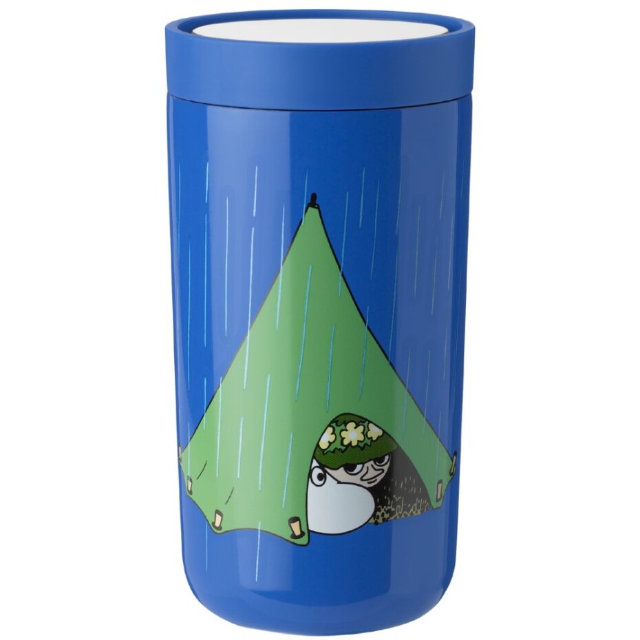 Termohrnek TO GO CLICK MOOMIN CAMPING 200 ml, modrá, Stelton - main (0)