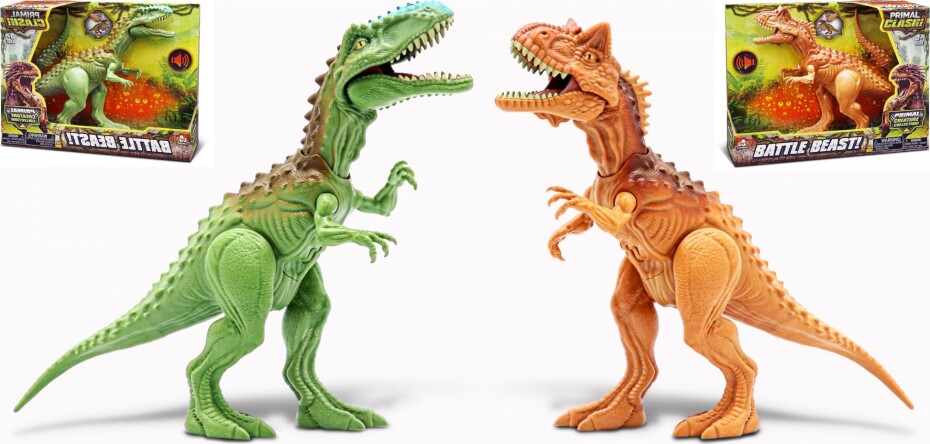 Primal Clash! Bitevní dinosaurus 21 cm - main (0)