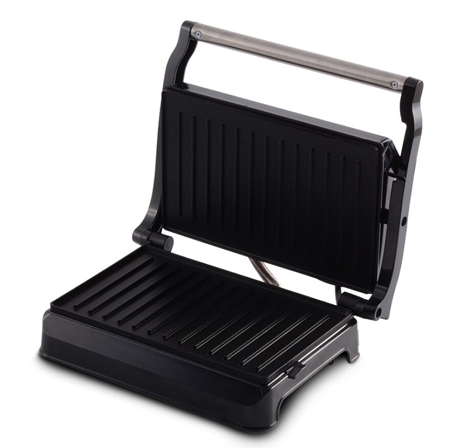 BERLINGERHAUS Kontaktní gril s nepřilnavým povrchem 700 W Black Silver Collection BH-9138 - main (1)