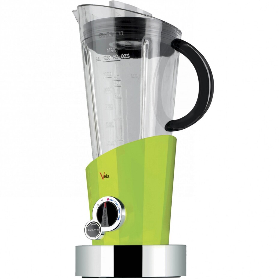 Stolní mixér VELA EVOLUTION 1,5 l, jablečně zelená, nerezová ocel, Bugatti - main (0)