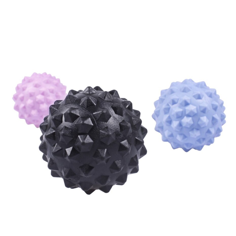 Sportago Lumi masážní míč 6,5 cm - černý - main (2)