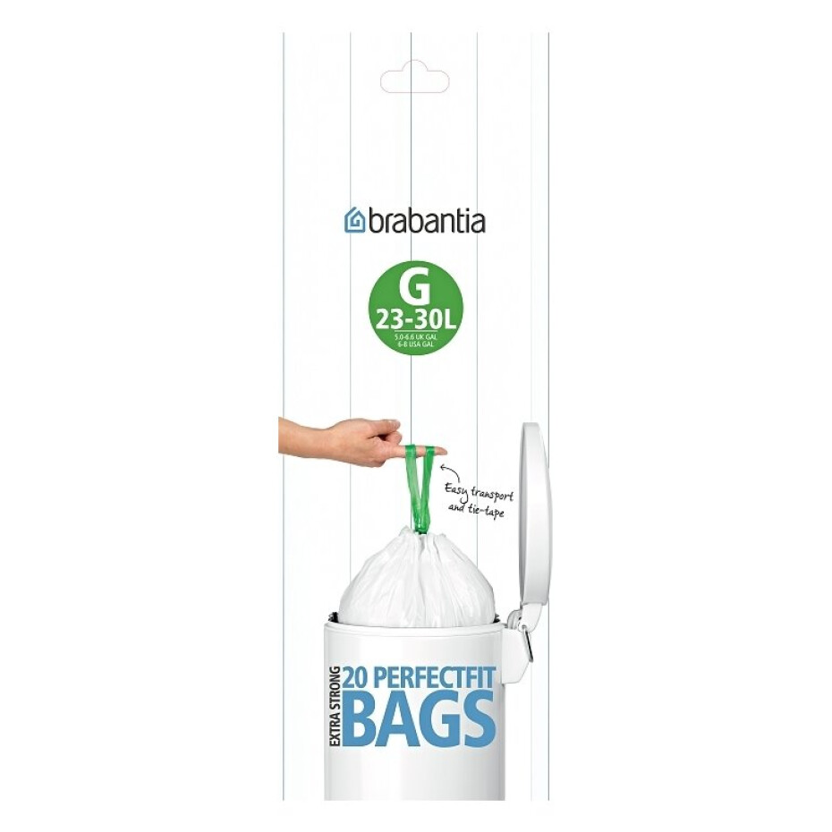 Sáčky do odpadkového koše G PERFECTFIT 23-30 l, sada 20 ks, Brabantia - main (1)