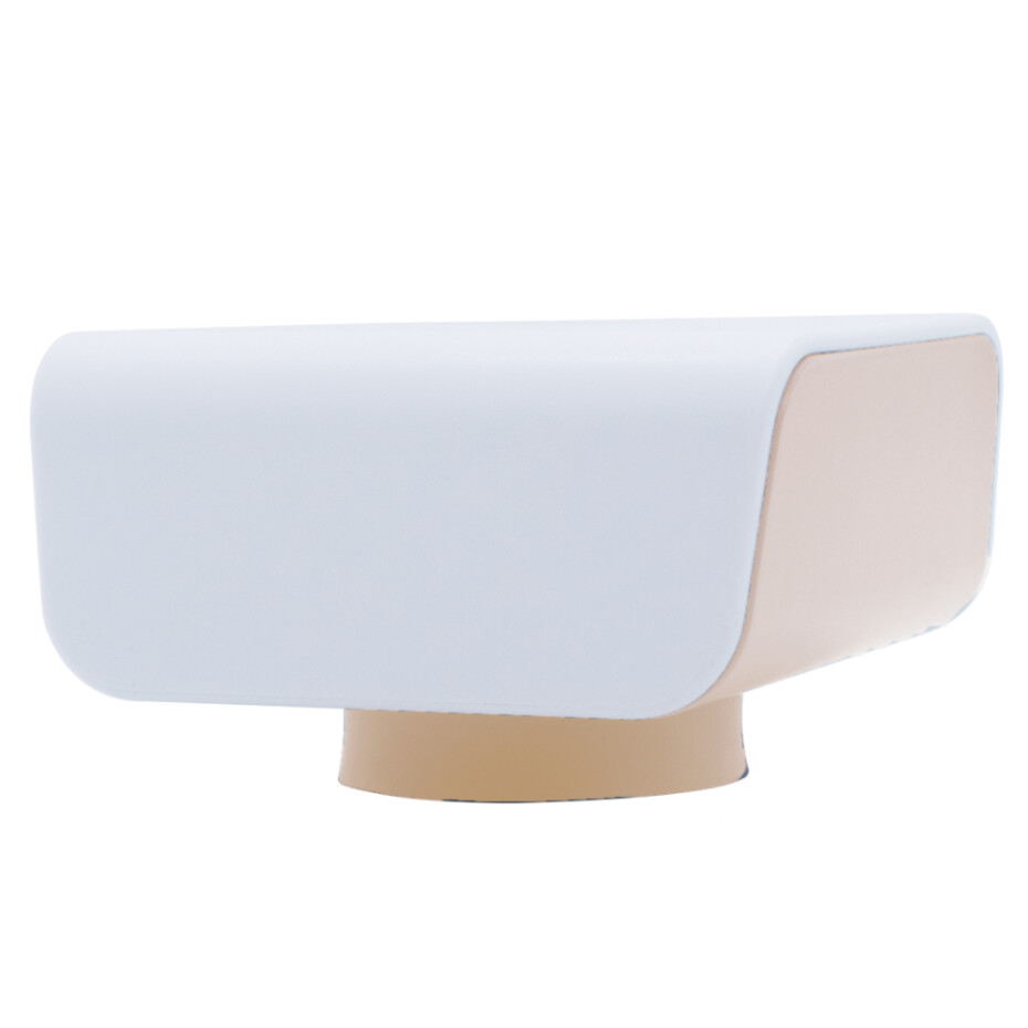 Vakuovací pumpa PKV-057 8 cm, bílá, plast, Pebbly - main (0)