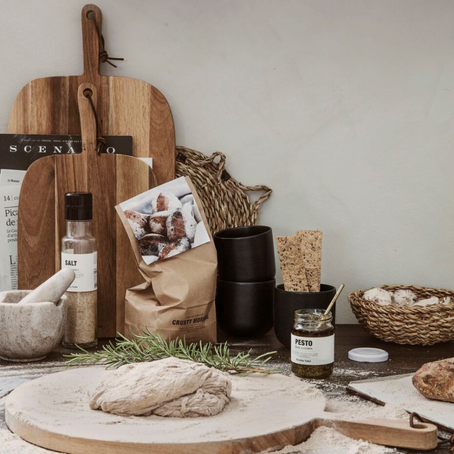 Košík na pečivo BREAD, sada 2 ks, hnědá, mořská tráva, Nicolas Vahé - main (3)
