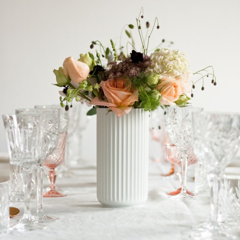 Váza 31 cm, porcelánově bílá, Lyngby - main (1)