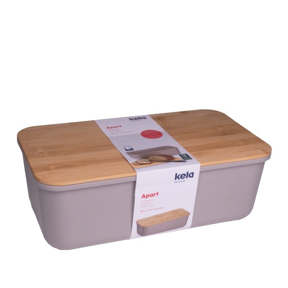 KELA Chlebník Apart plast světle šedý KL-12637 - main (7)