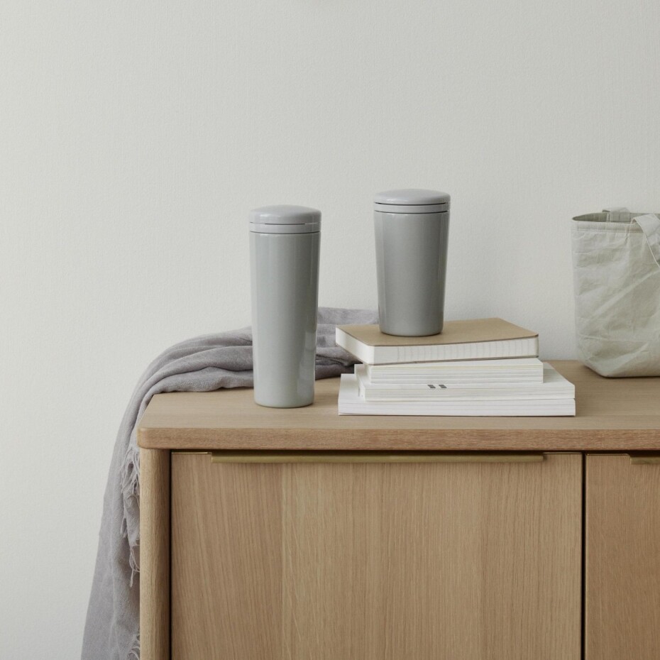 Termoláhev CARRIE 500 ml, světle šedá, nerezová ocel, Stelton - main (1)