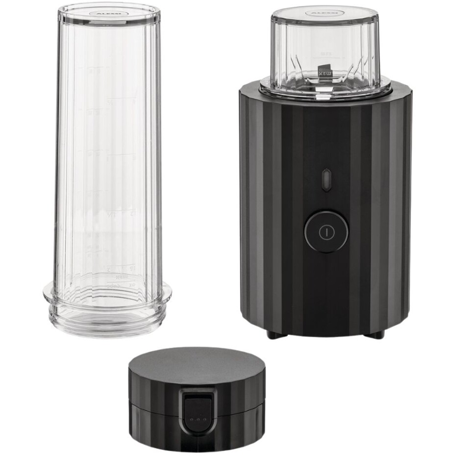 Smoothie mixér PLISSÉ 550 ml, černá, plast, Alessi - main (3)