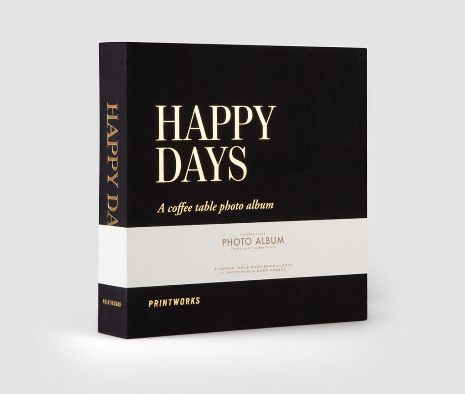 Fotoalbum HAPPY DAYS S, černá, Printworks - main (2)