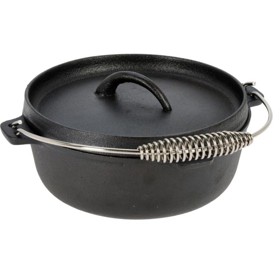 PROGARDEN Hrnec na gril litina 20 cm KO-C83502070 - main (0)
