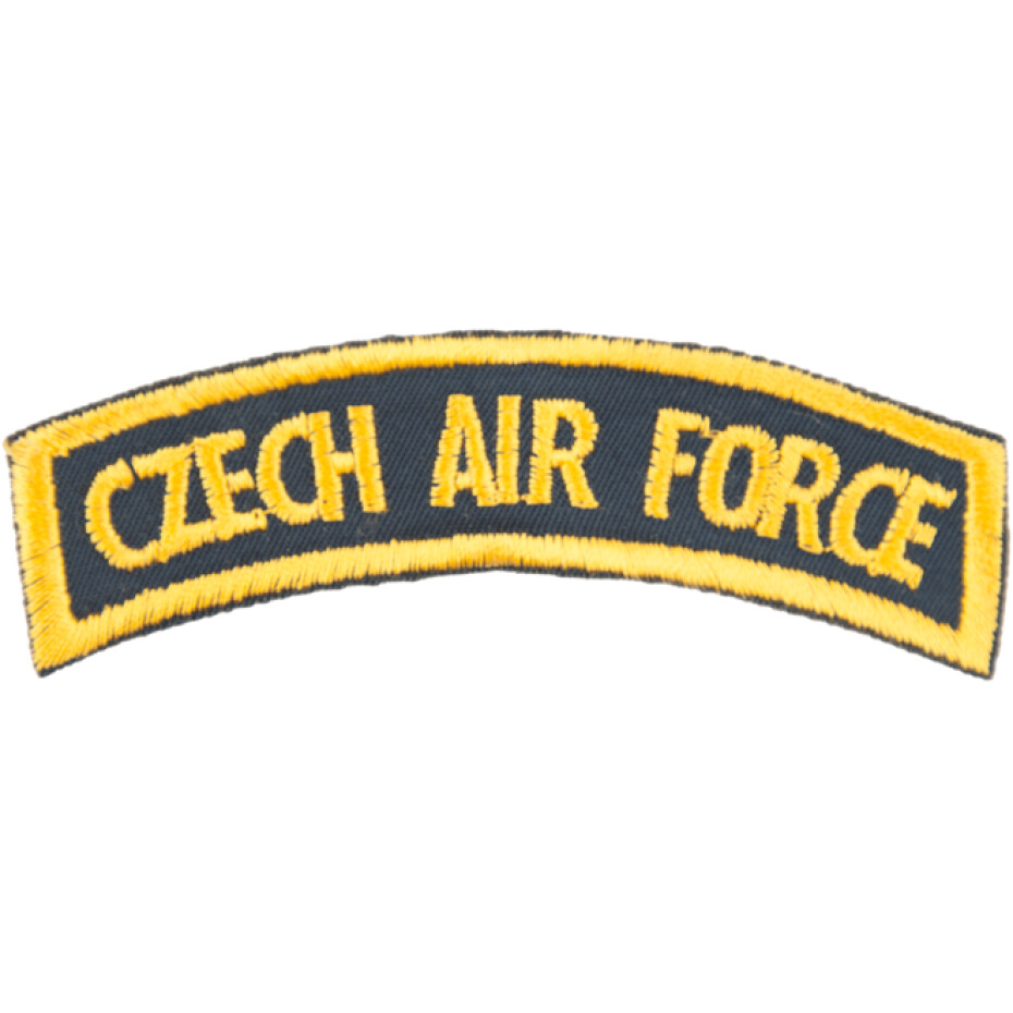 Nášivka: CZECH AIR FORCE [oblouková] [bsz] černá | žlutá - main (0)