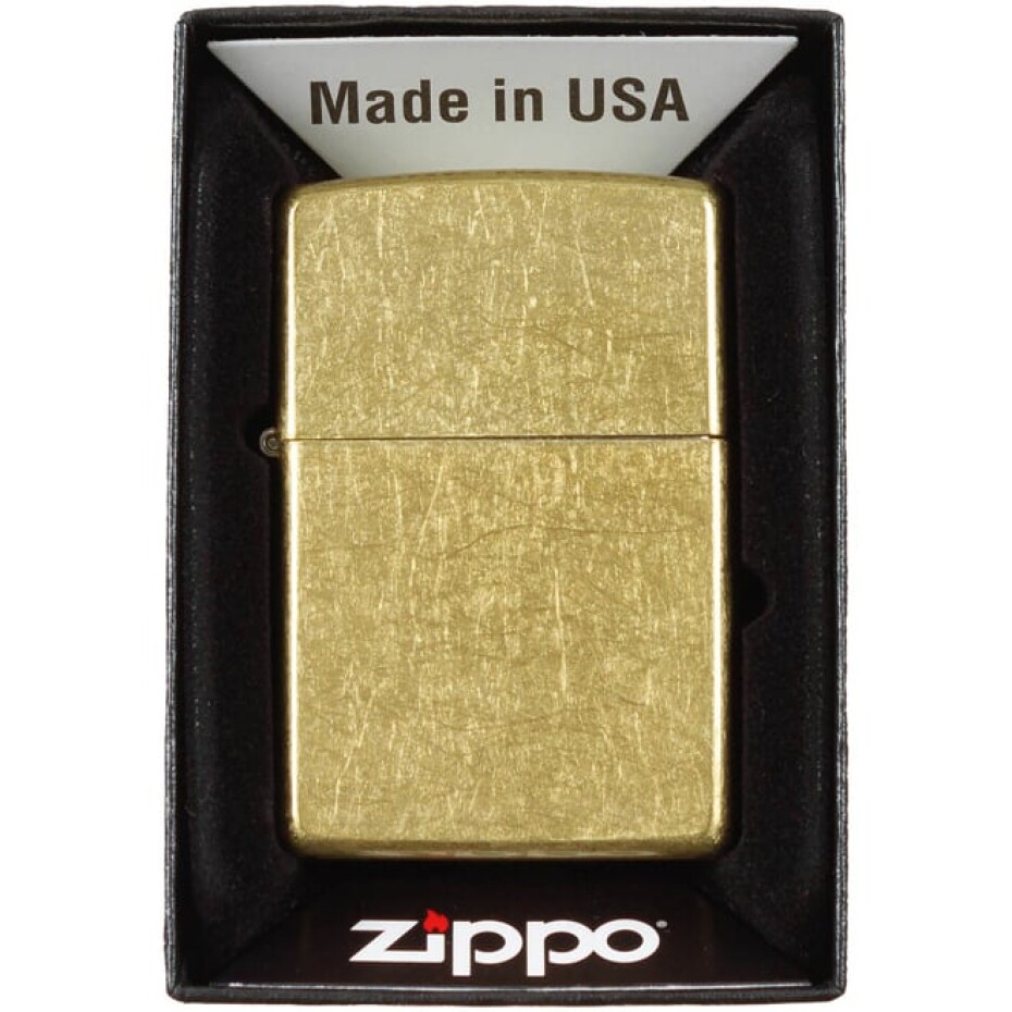 Zapalovač benzinový ZIPPO street brass - main (0)