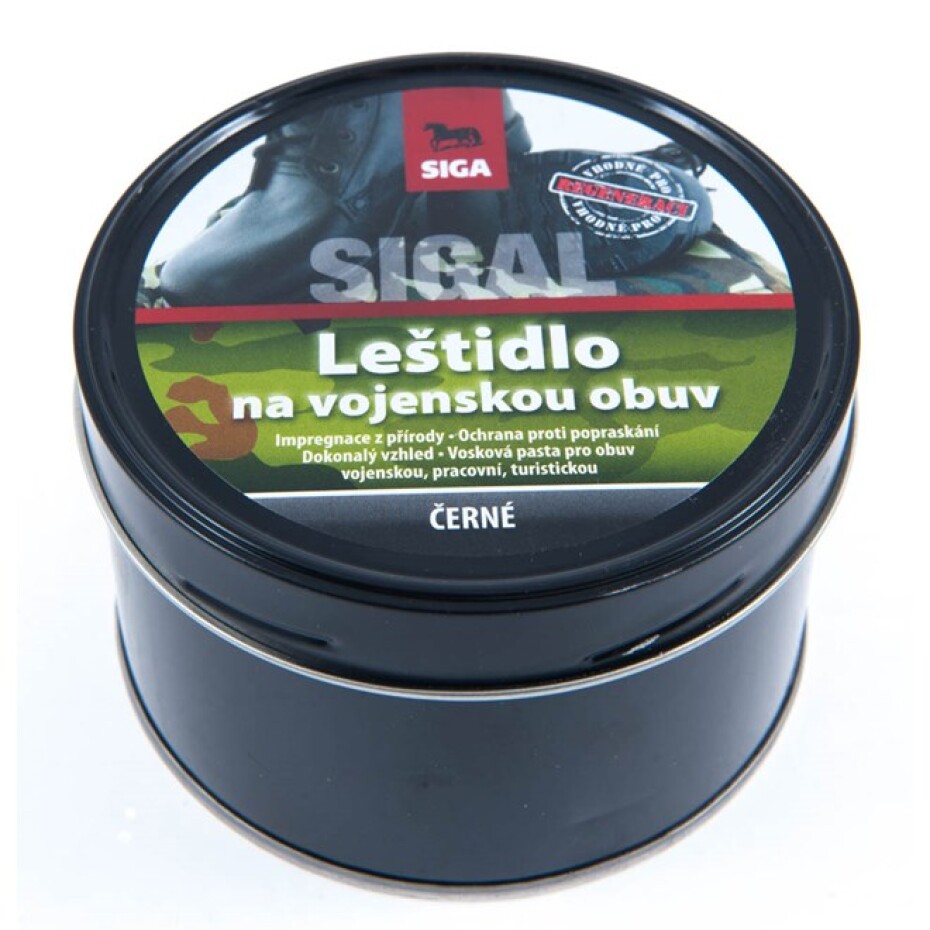 Leštidlo na vojenskou obuv 250 g černé - main (0)