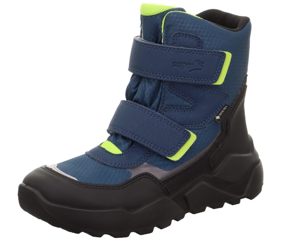 Chlapecké zimní boty ROCKET Blau/Light Green Gore-Tex, Superfit,1-000402-8010 - 39 - main (0)
