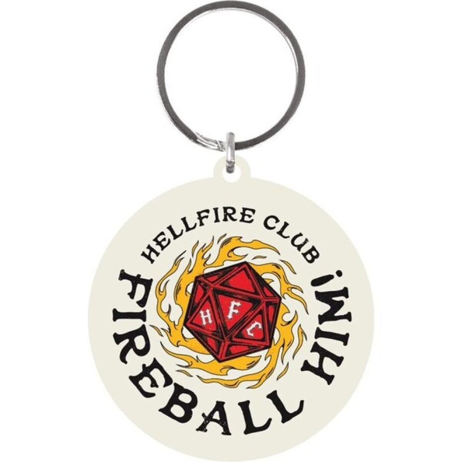 Klíčenka gumová Stranger Things Fireball Him - main (1)