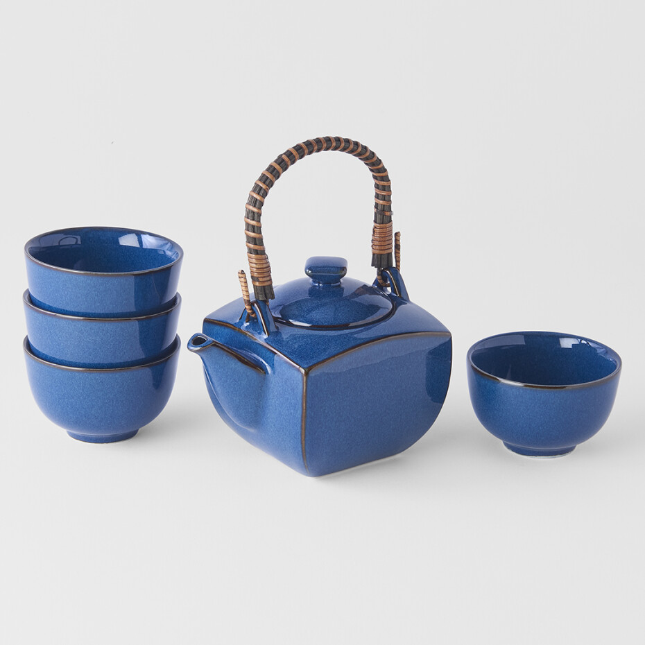 Čajová souprava BLUE POT, sada 5 ks, MIJ - main (3)