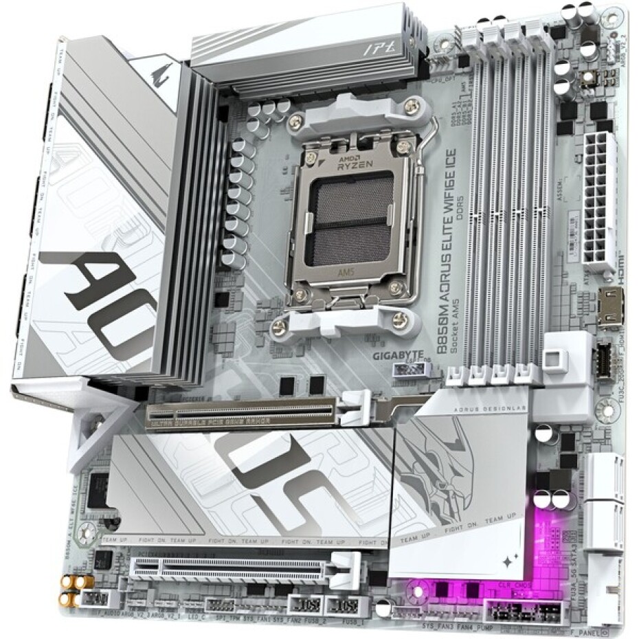 GIGABYTE B850M AORUS ELITE WIFI6E ICE - main (2)