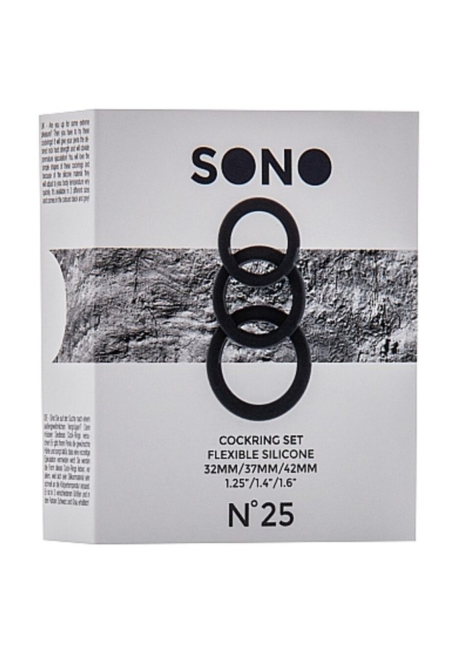 Sono No.25 Cockring Set Black - main (2)