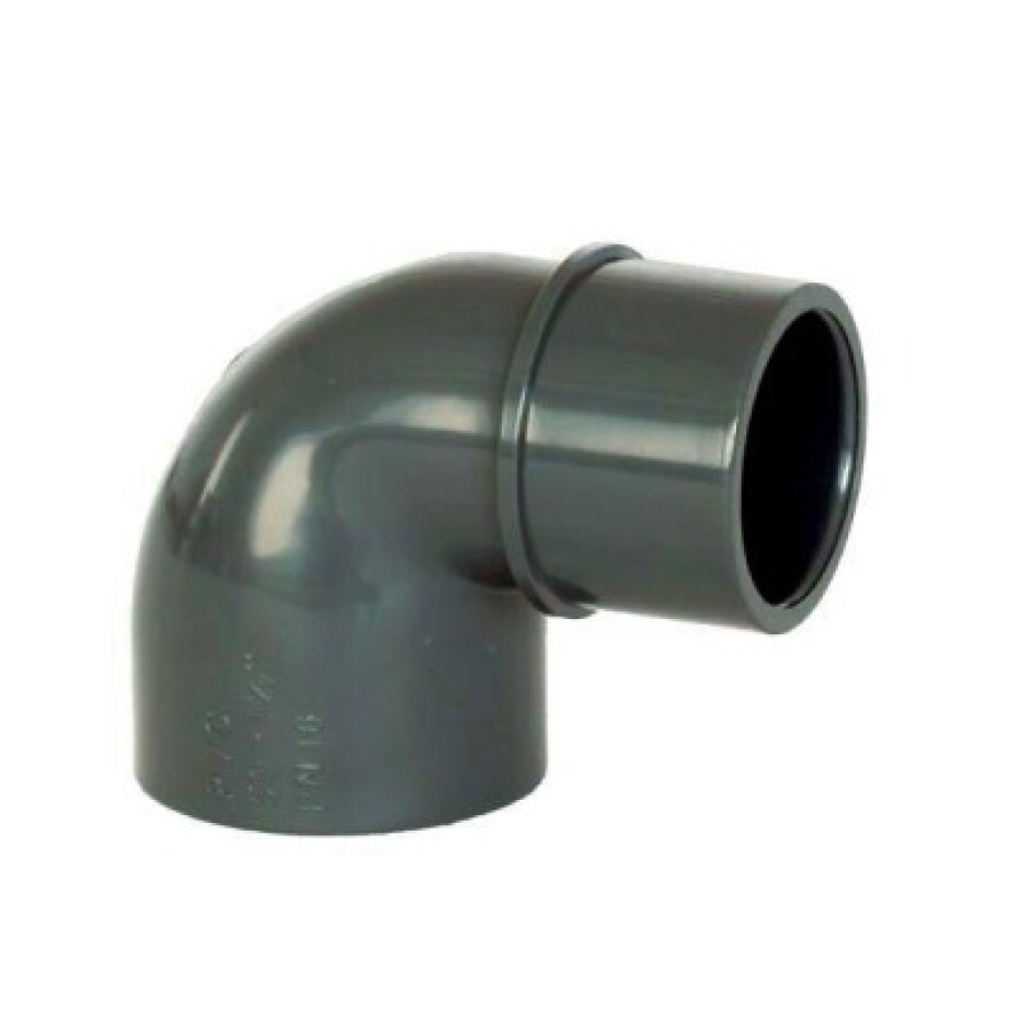VágnerPool PVC tvarovka - Úhel 90° 50 int. x 50 ext. - main (0)
