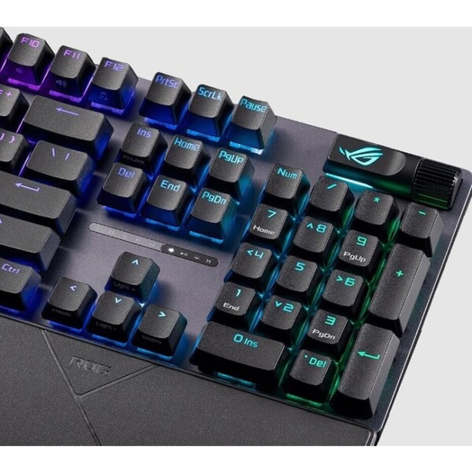 ASUS ROG Strix Scope II (ROG NX SNOW / PBT) herní klávesnice US černá - main (4)
