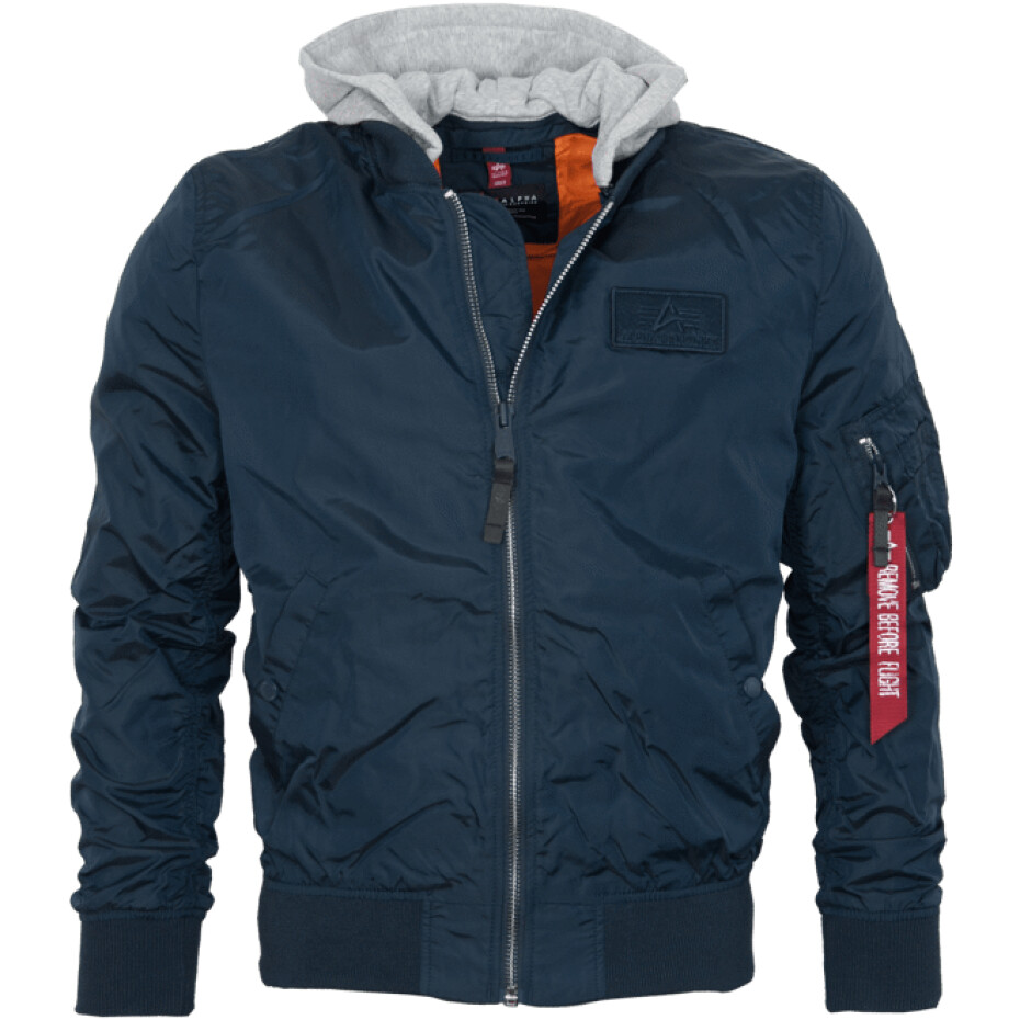 Alpha Industries Bunda  MA-1 TT Hood BP Ref. rep. blue L - main (0)