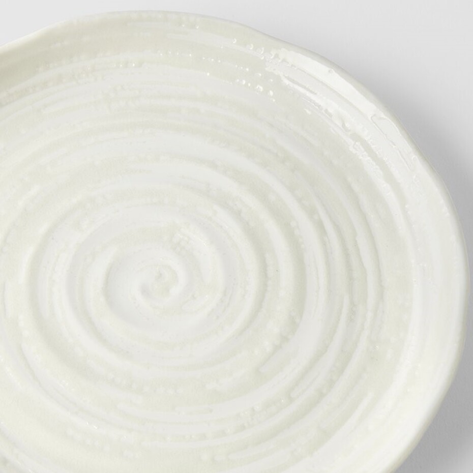 Předkrmový talíř WHITE SPIRAL 21,5 cm, bílá, MIJ - main (4)