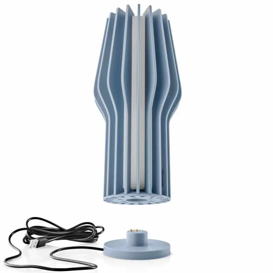 Přenosná stolní lampa RADIANT 25 cm, LED, oblačně modrá, plast, Eva Solo - main (6)